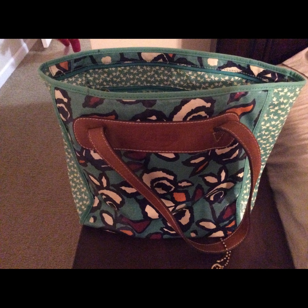 Fossil Key Per Shopper Tote Floral